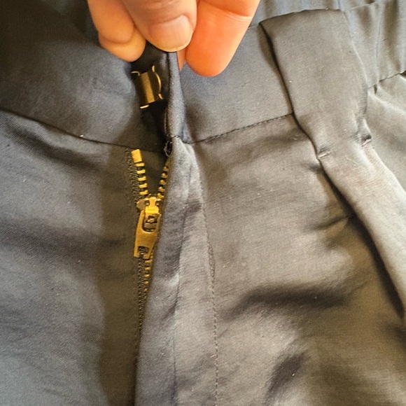 RACHEL Rachel Roy Black High Waist Satiny Dress Shorts Pockets women's size XS - Picture 5 of 13